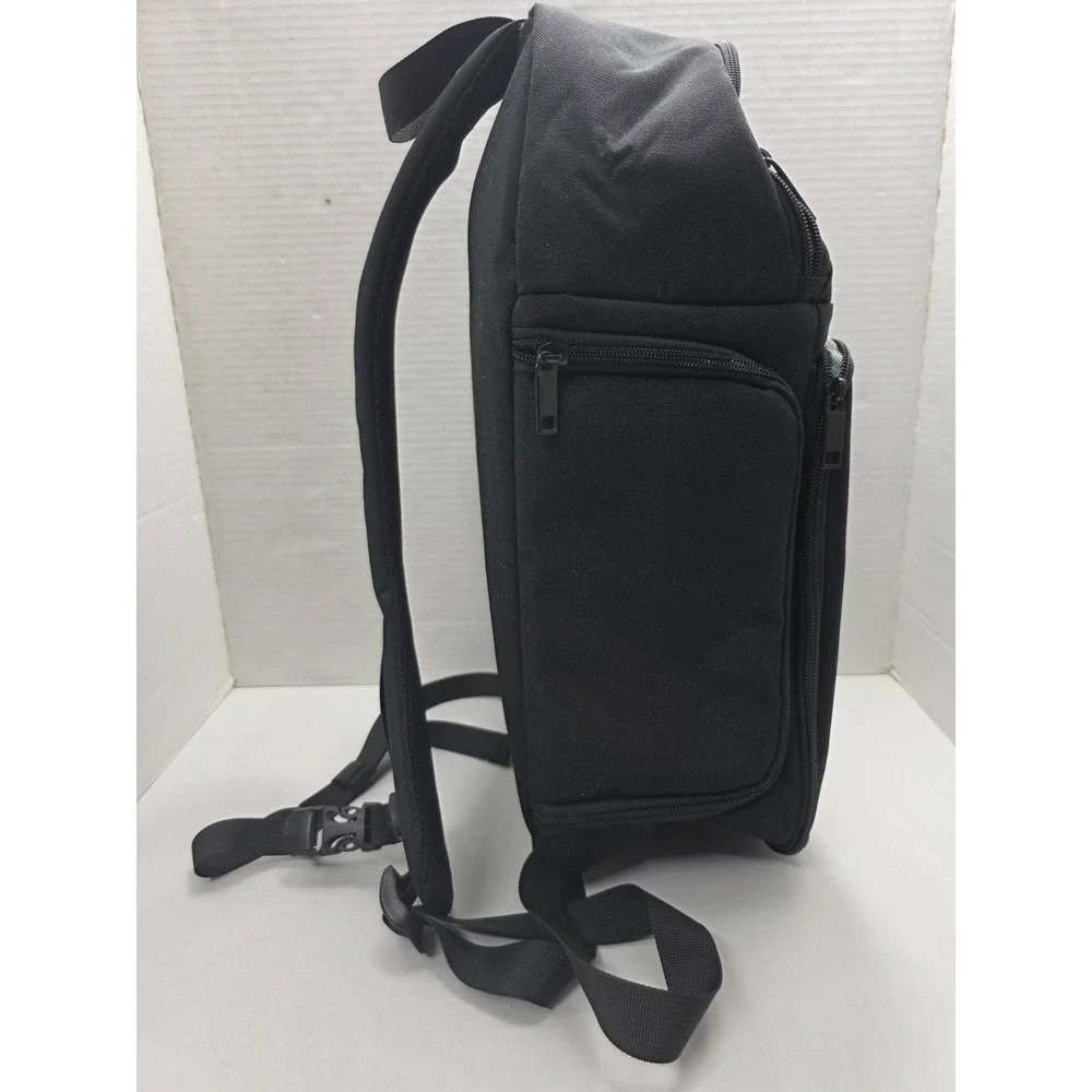 Black DSLR Camera Backpack Padded Adjustable Dividers Photography Bag 16x9x5